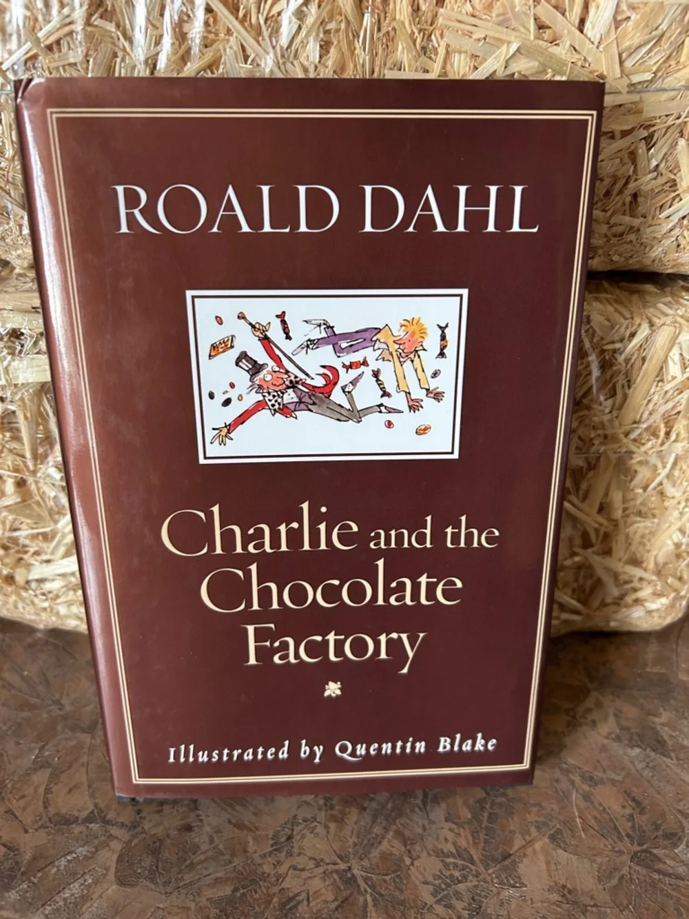 Charlie and the Chocolate Factory Vintage Hard Cover Novel with Sleeve